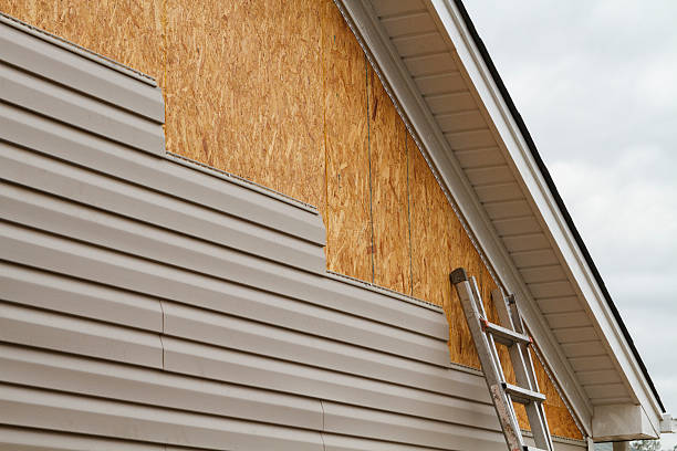 Professional Siding Repair technician working in Stow, MA